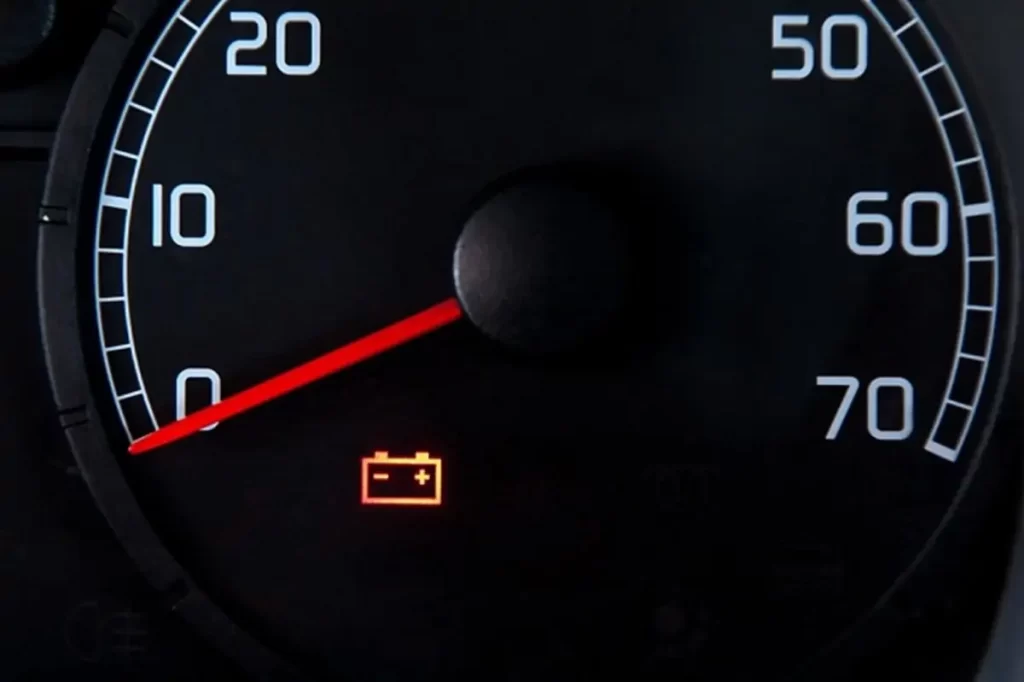 Car battery indicator